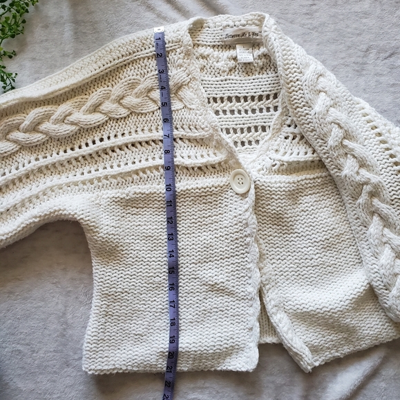 🆕️Between Me & You White Chunky Knit Sweater - Picture 6 of 7
